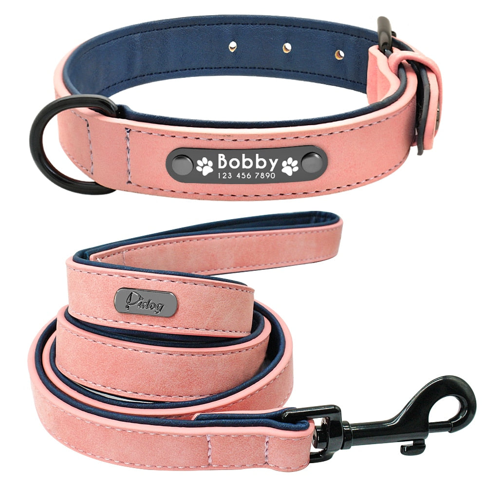 Dog Collar and Leash Leather Set | Pawme Pet Store